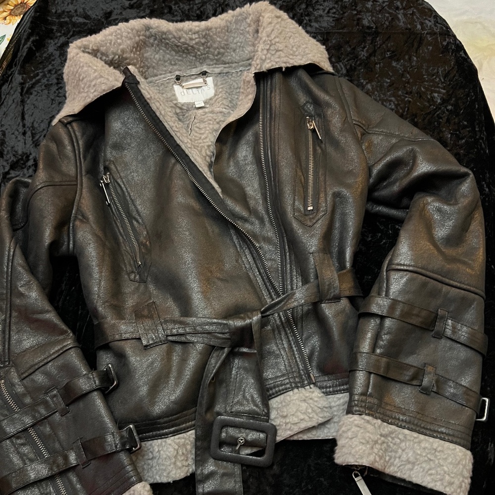 Delias Faux Leather Jacket